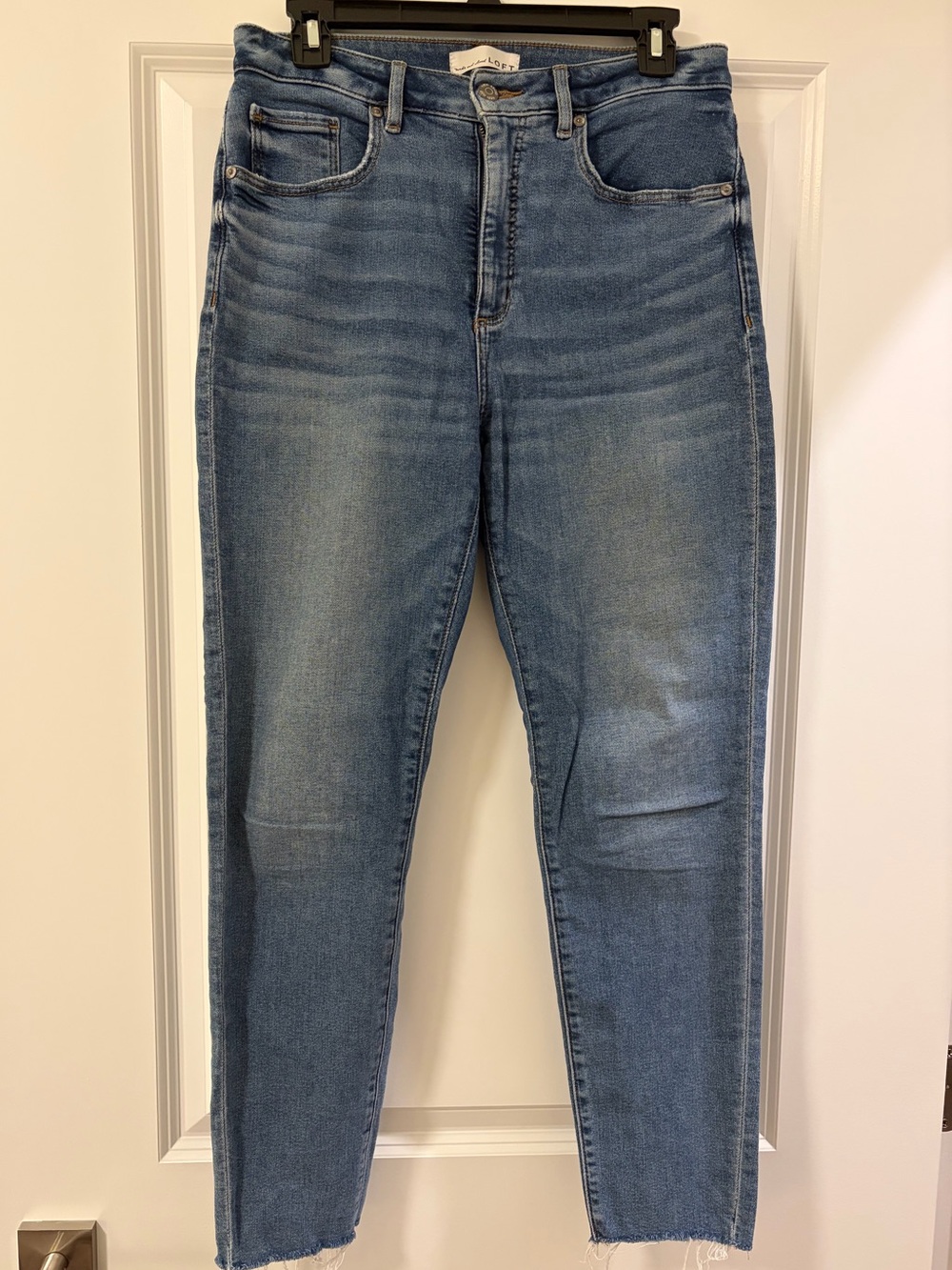 LOFT Women's Curvy Skinny High-Rise Jeans